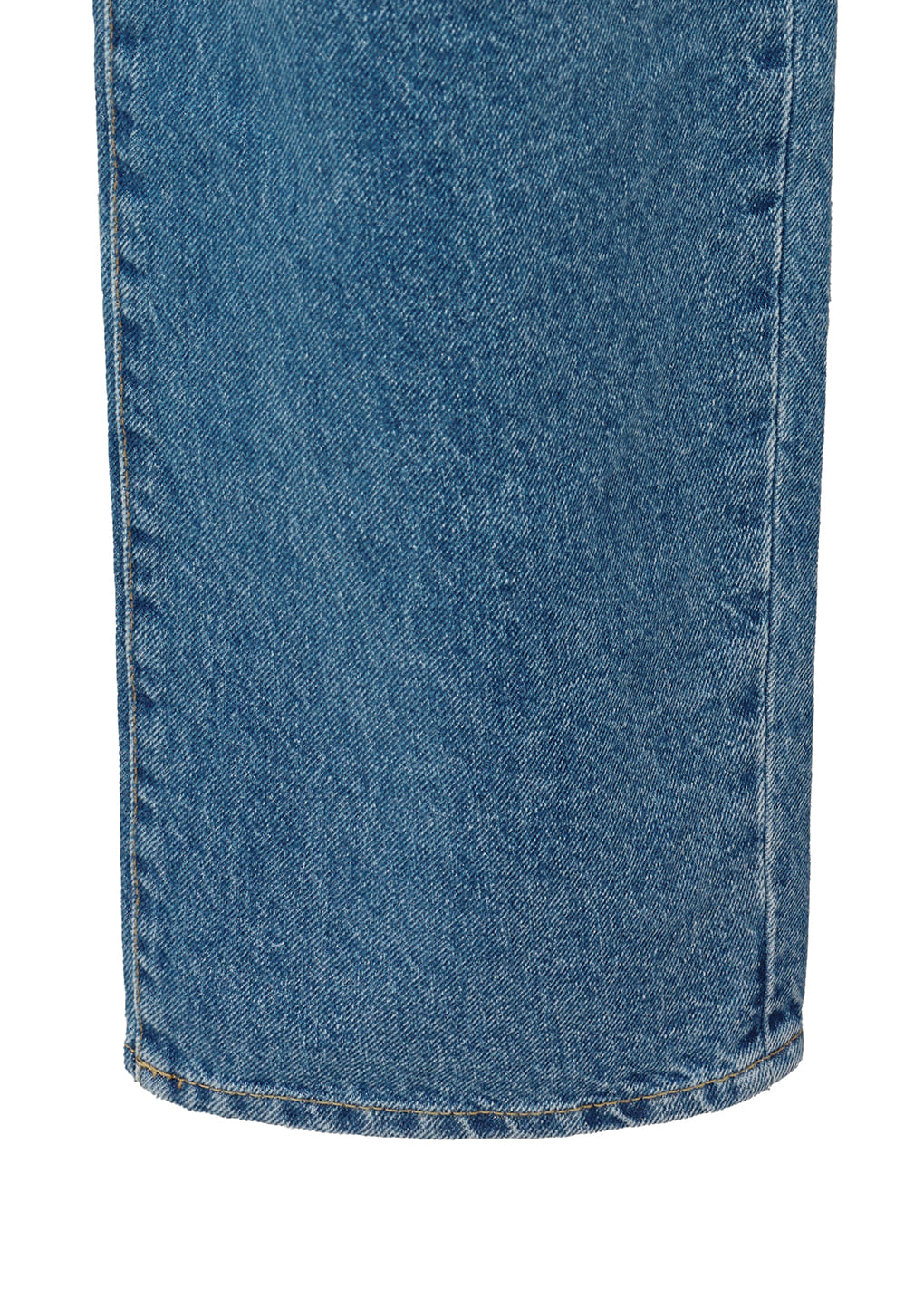 men's recycle cotton denim, mid blue