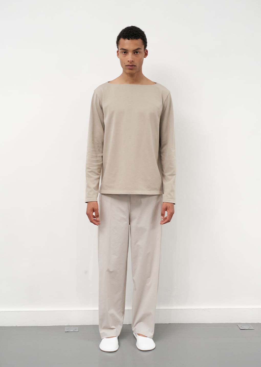 men's snap garconne pants, light grey hover