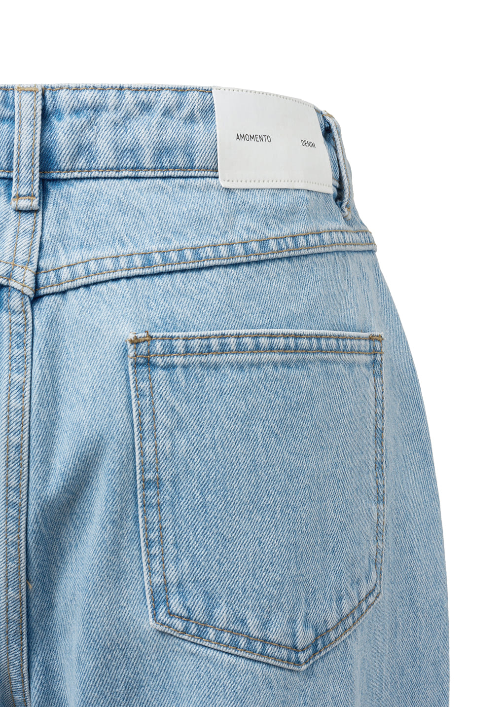 men's straight fit denim, light blue