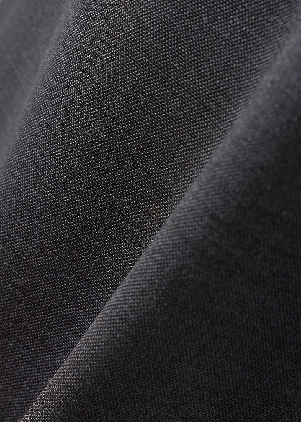 men's wool banding pants, charcoal