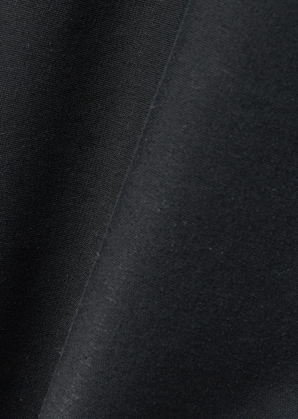 men's curved silhouette pants, black