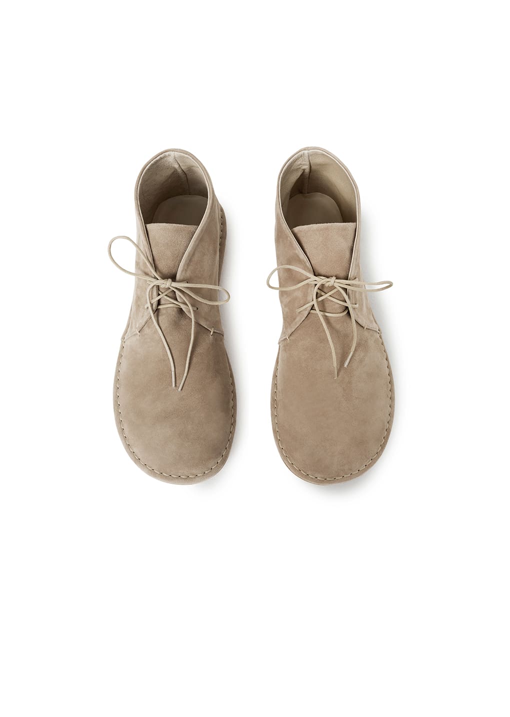 men's desert boots, beige hover