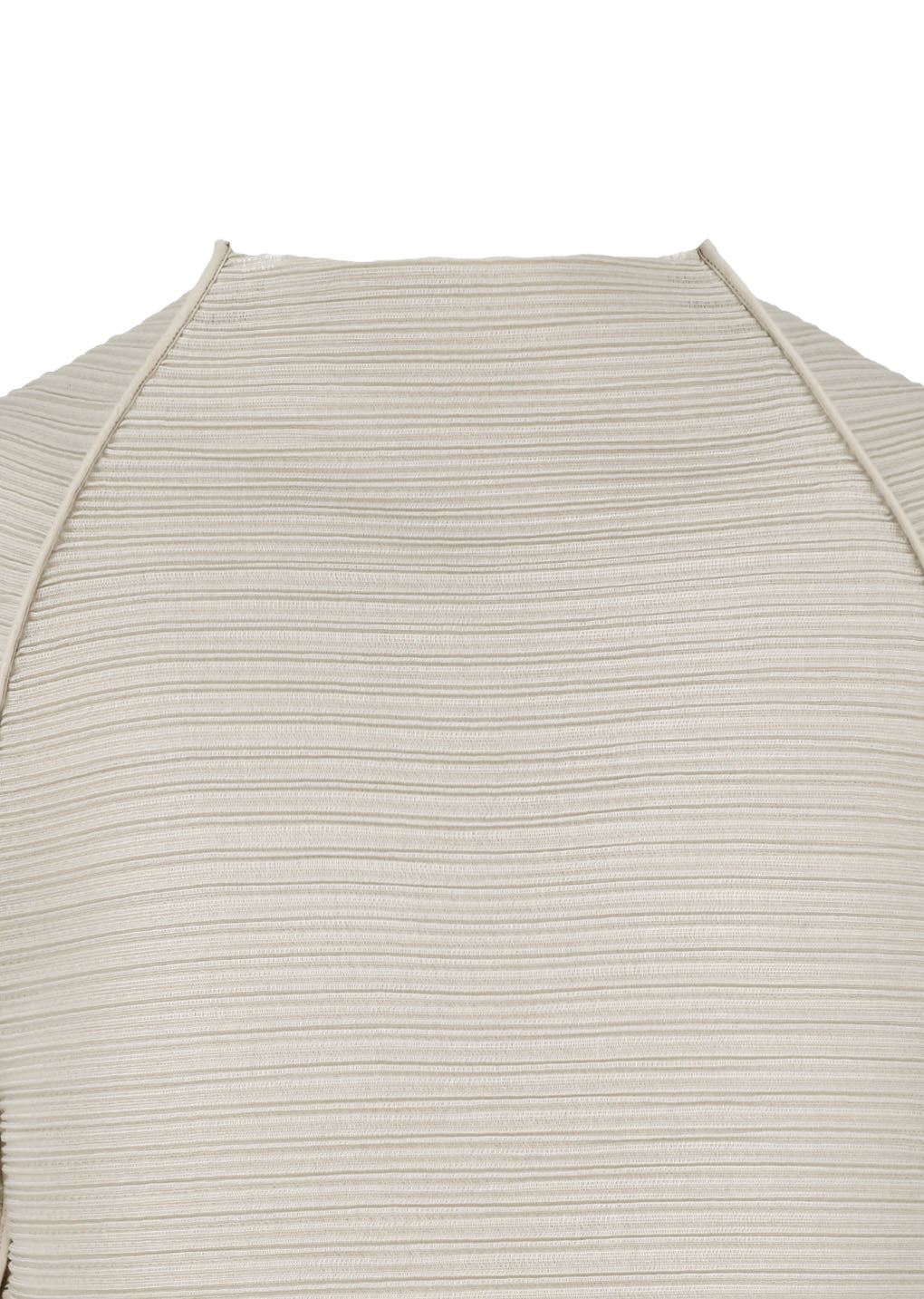men's pleats raglan top, beige