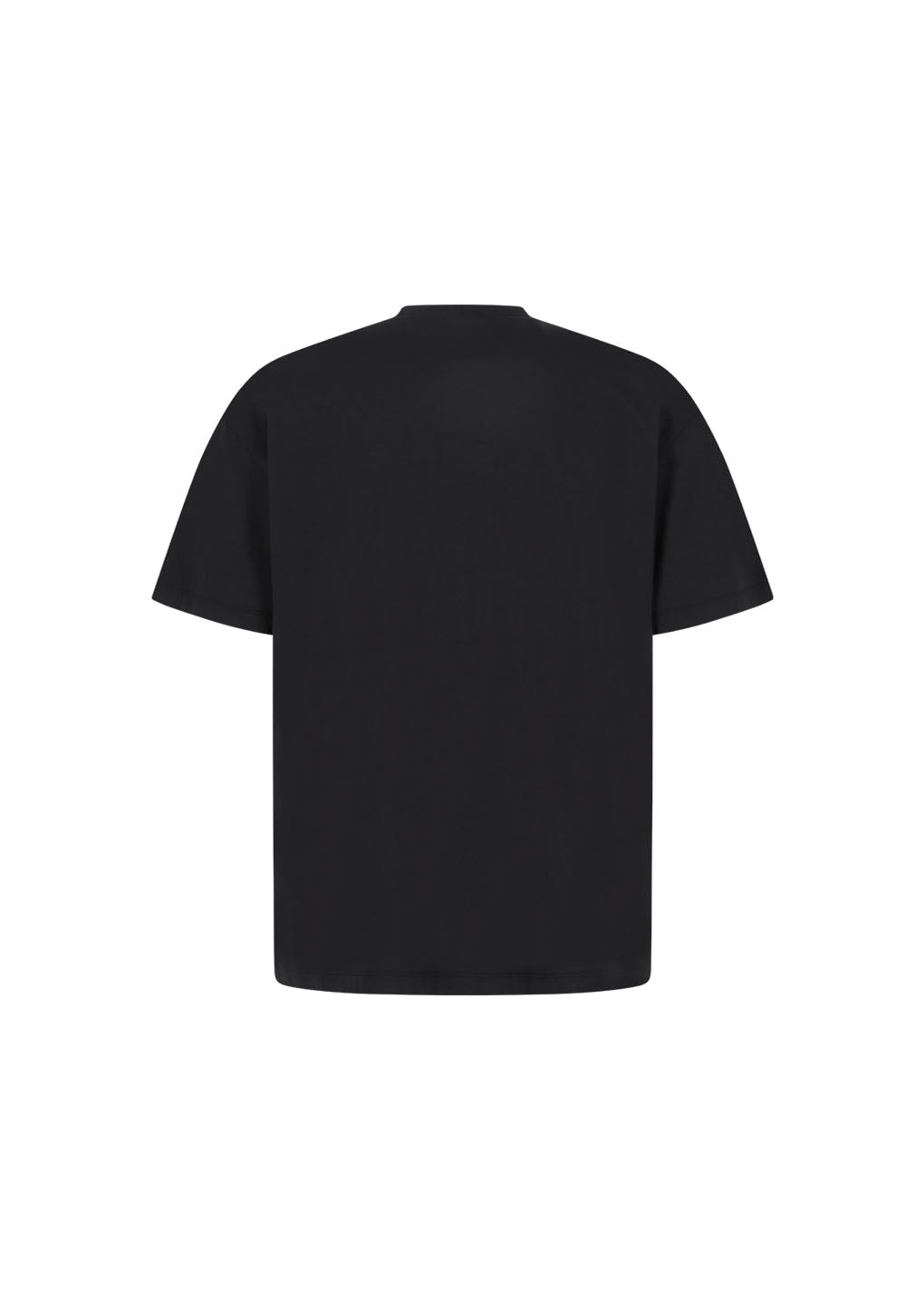 mock neck t-shirt, black
