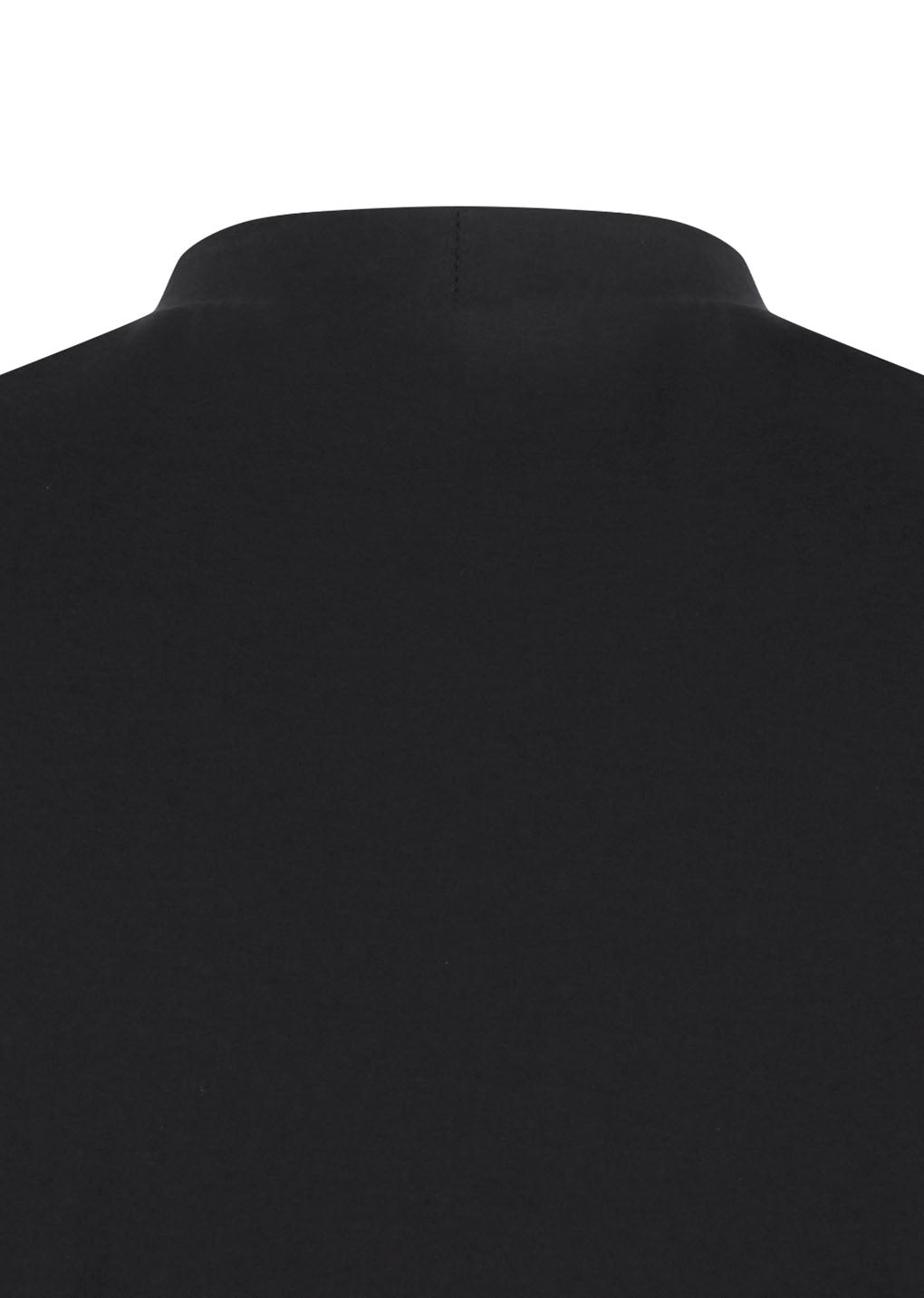 mock neck t-shirt, black