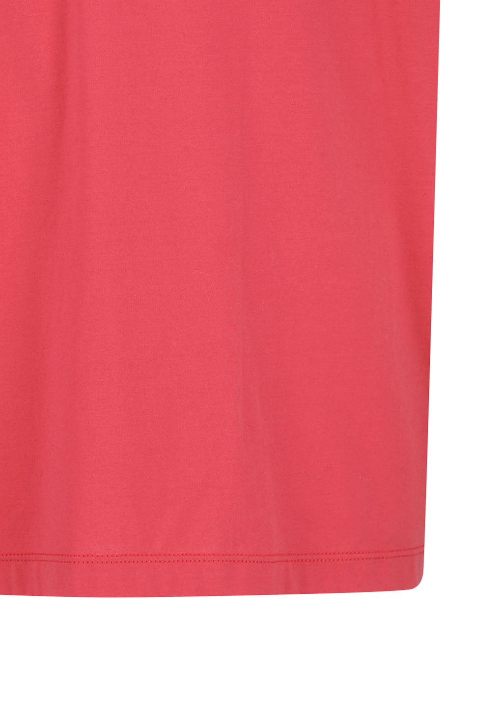 mock neck t-shirt, red