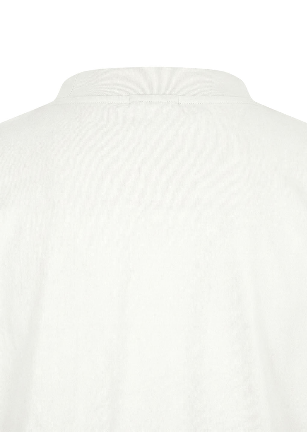 mock neck t-shirt, white