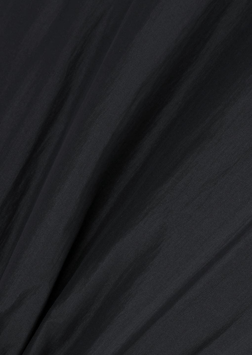 nylon padded straight pants, black