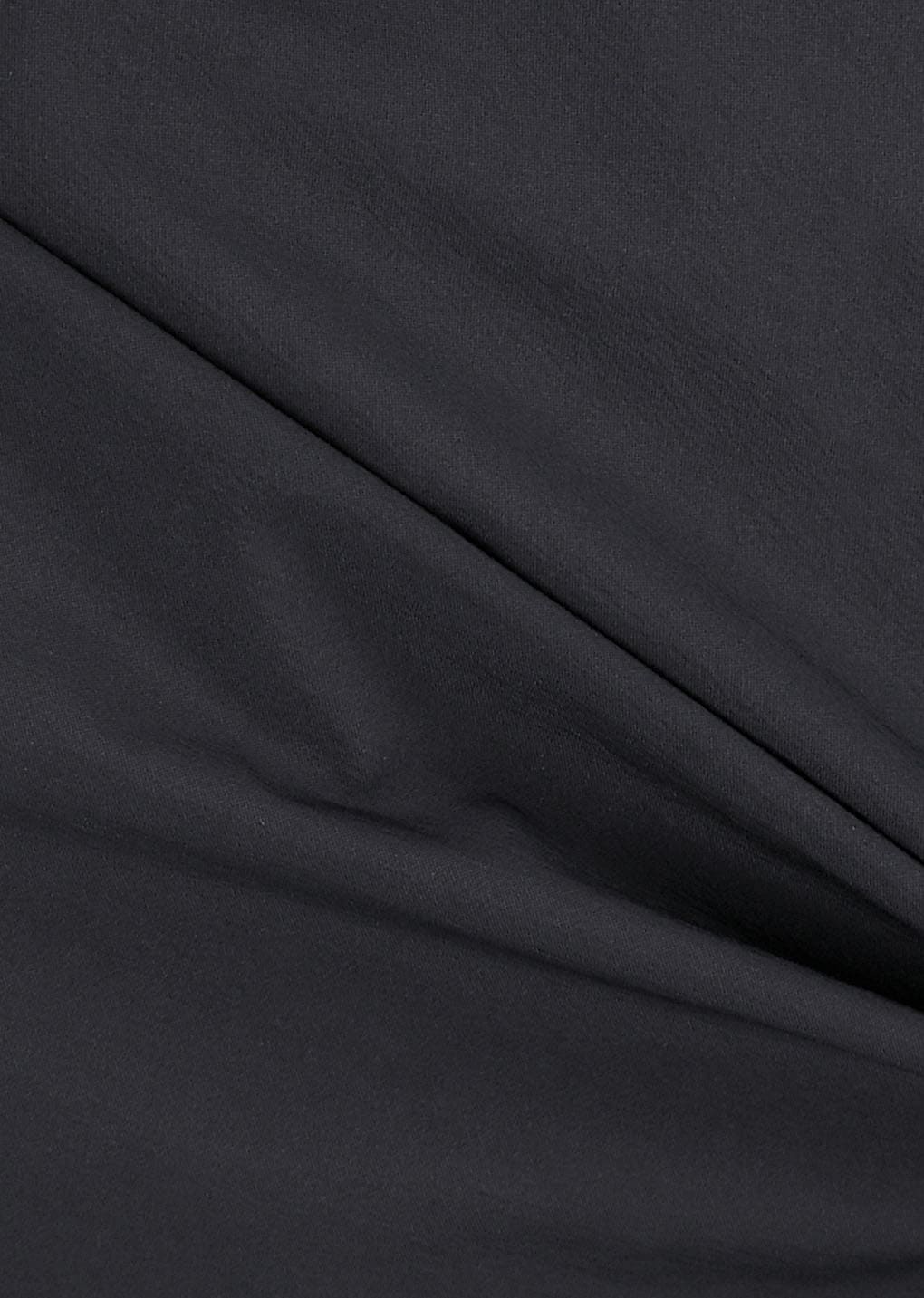 nylon raglan hooded jumper, charcoal