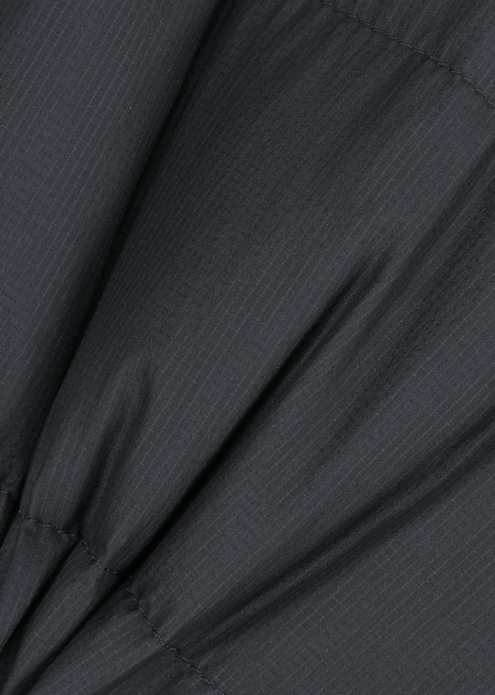 nylon reversible goose down puffer, charcoal