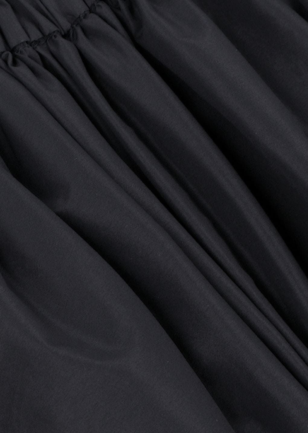 nylon shirring jumper, charcoal