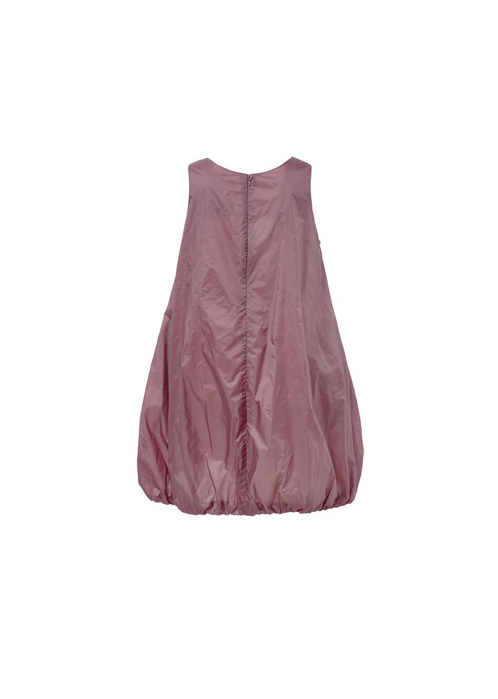 nylon volume mini dress, purple