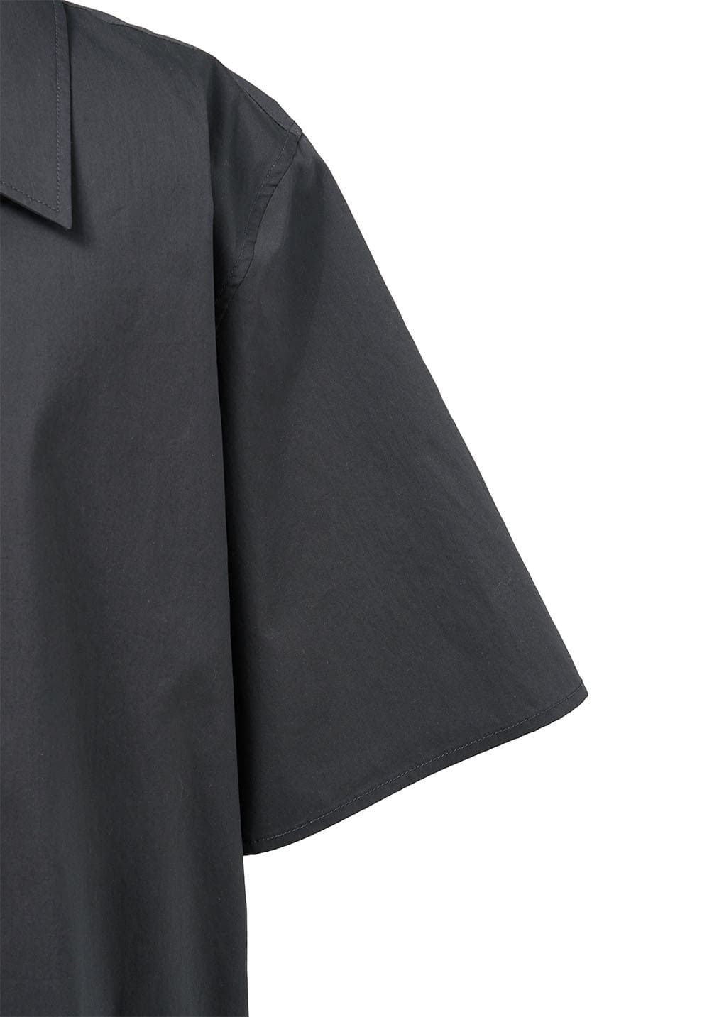open collar half shirts, charcoal