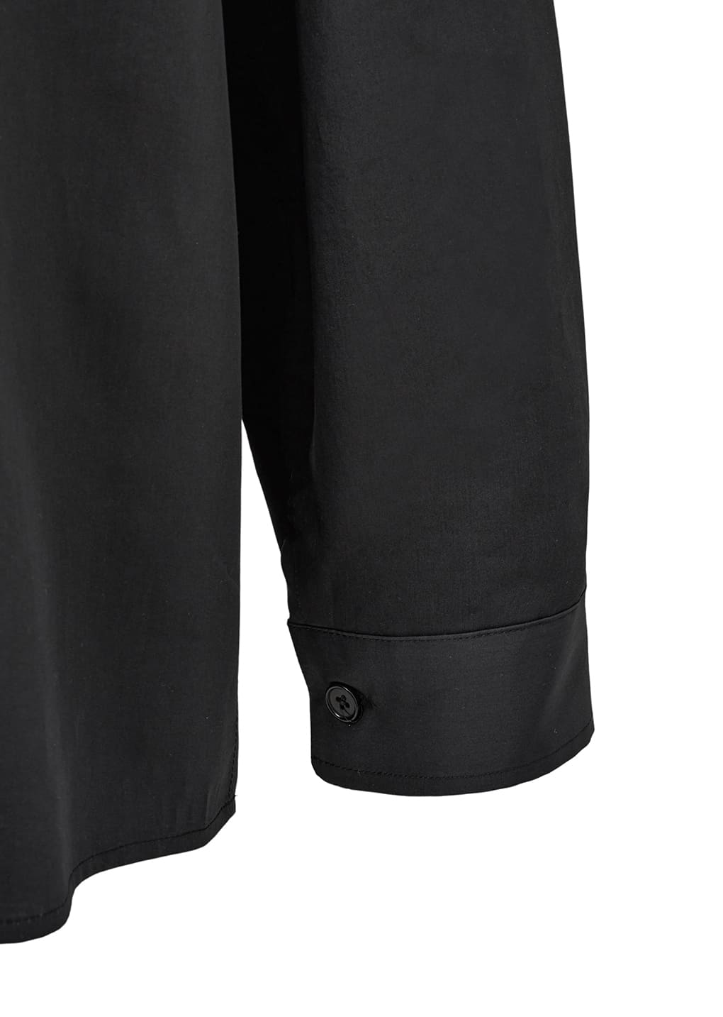 open collar shirts, black
