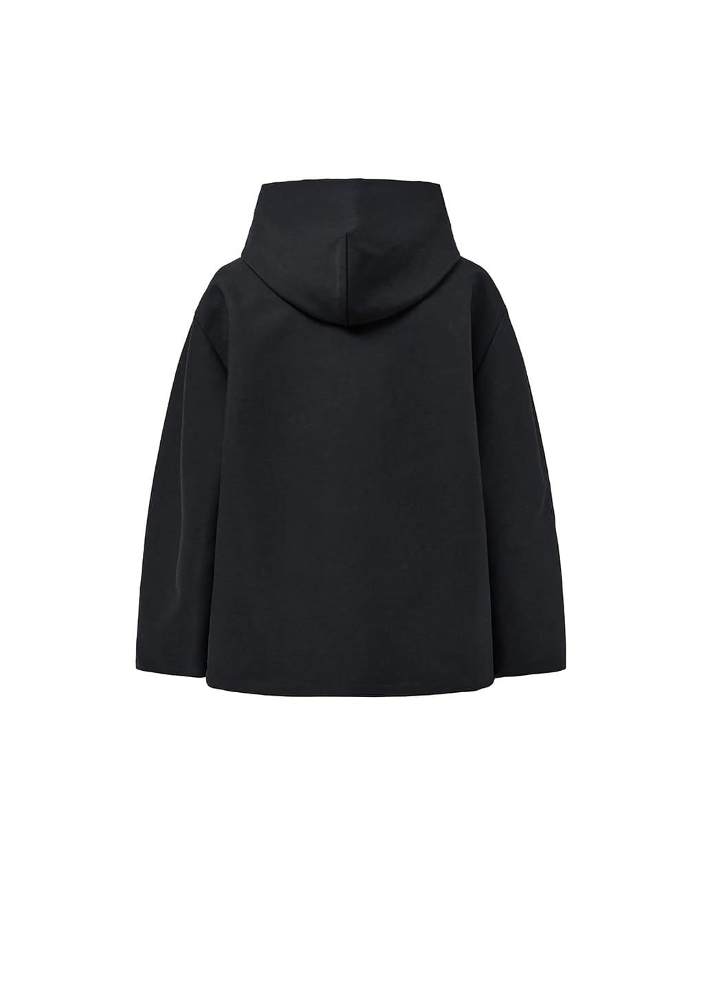 oversized hood jumper, black