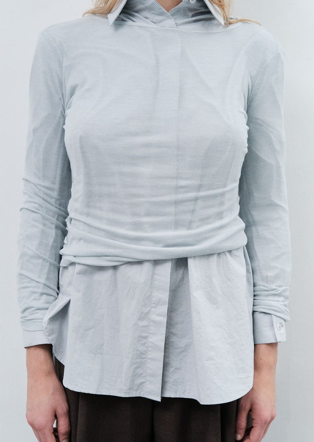oversized shirts, light blue