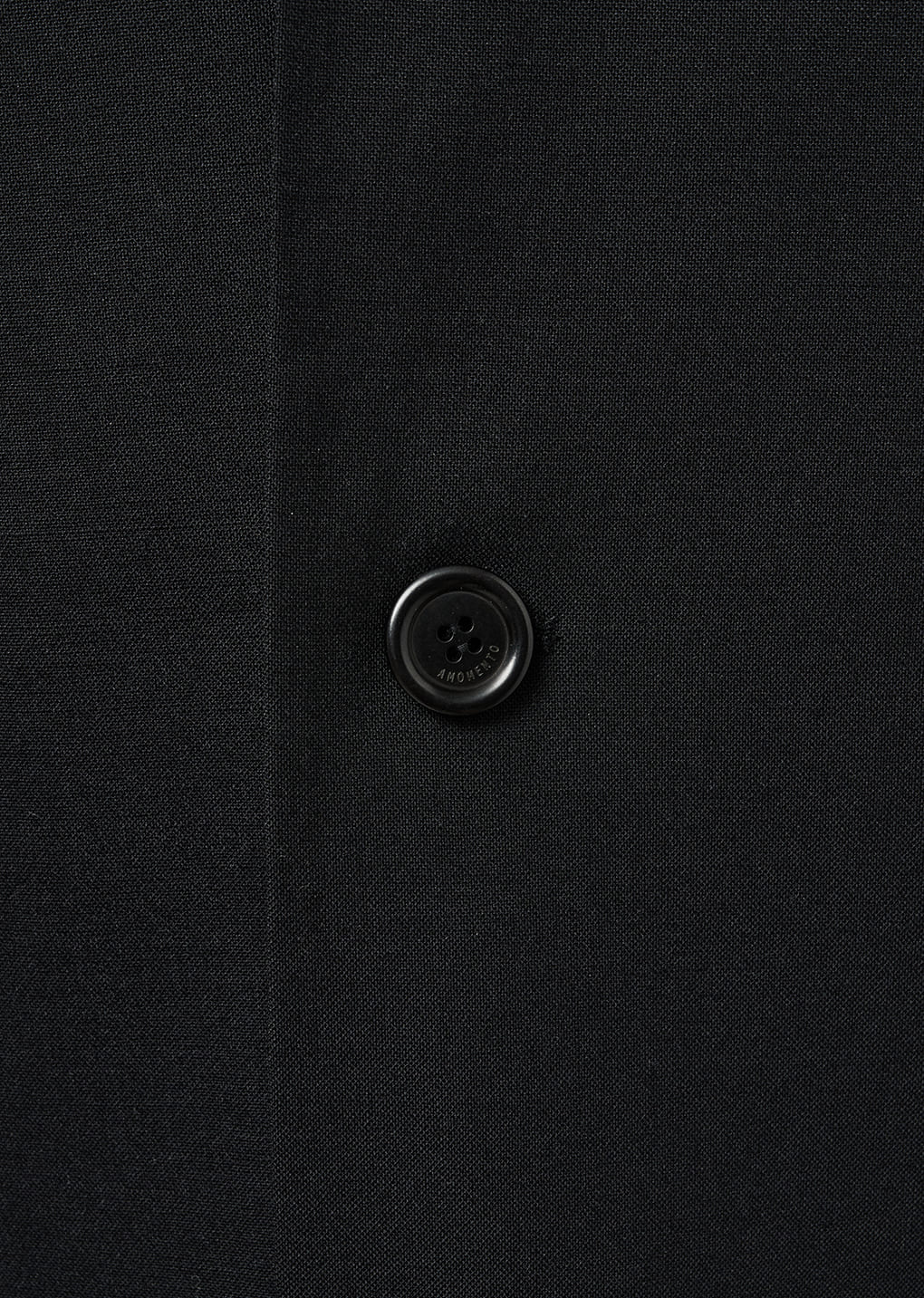 oversized wool jacket, black