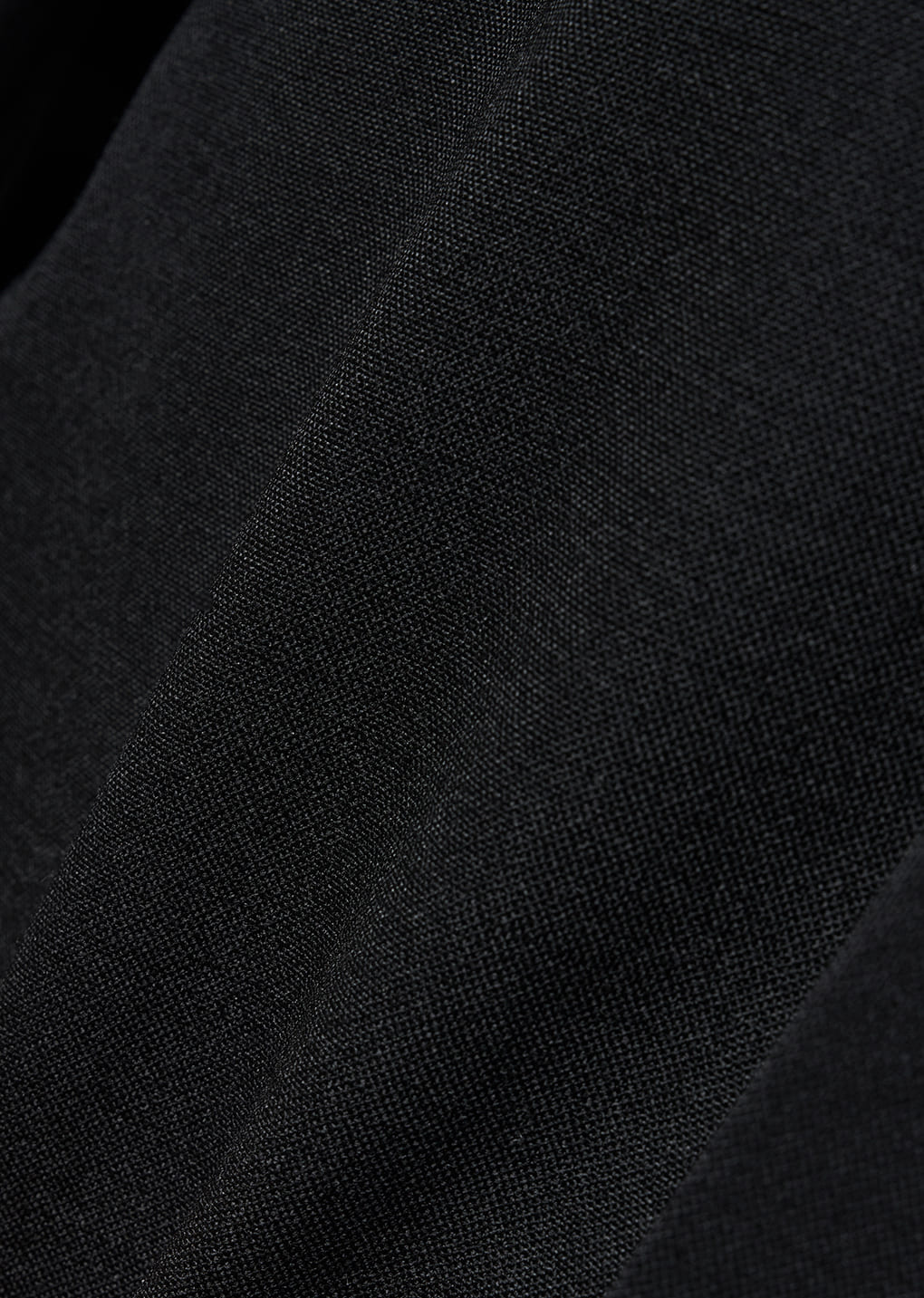 oversized wool jacket, black