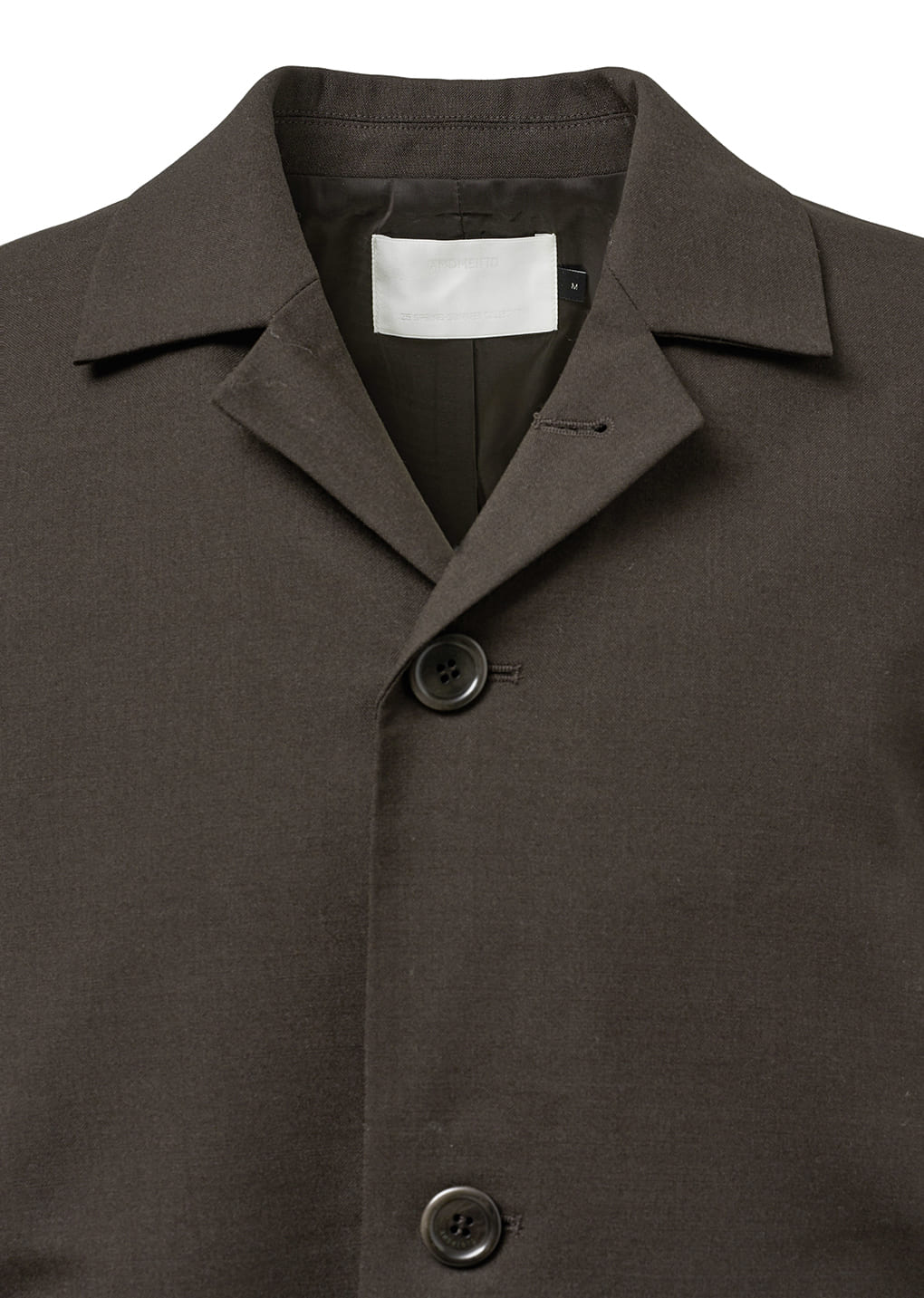 oversized wool jacket, dark brown