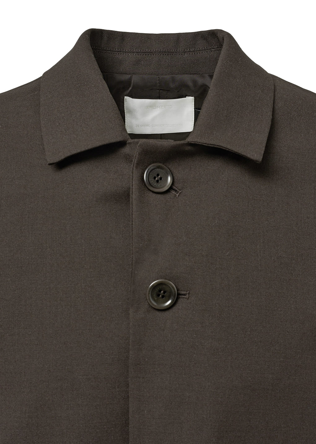 oversized wool jacket, dark brown