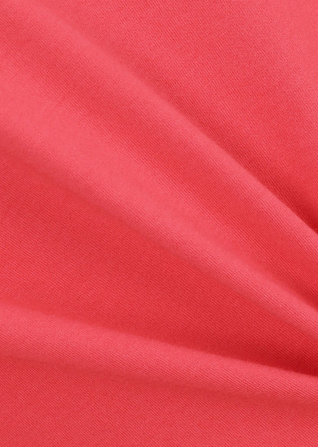 padded jersey top, red