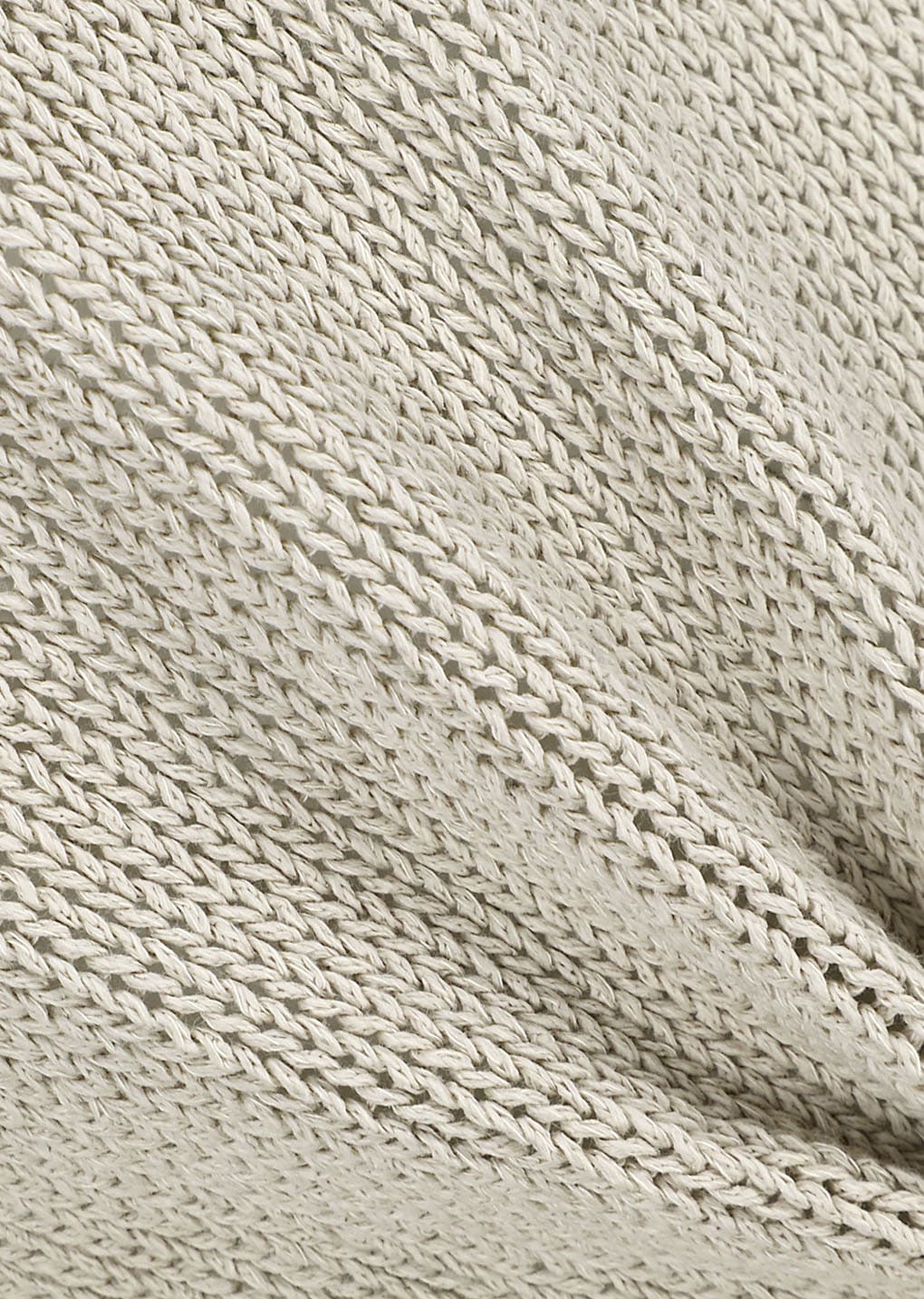 paper yarn pullover, beige