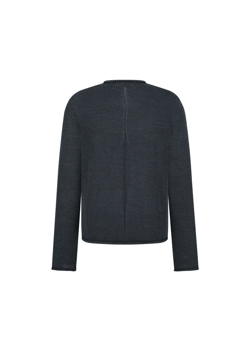 paper yarn pullover, charcoal