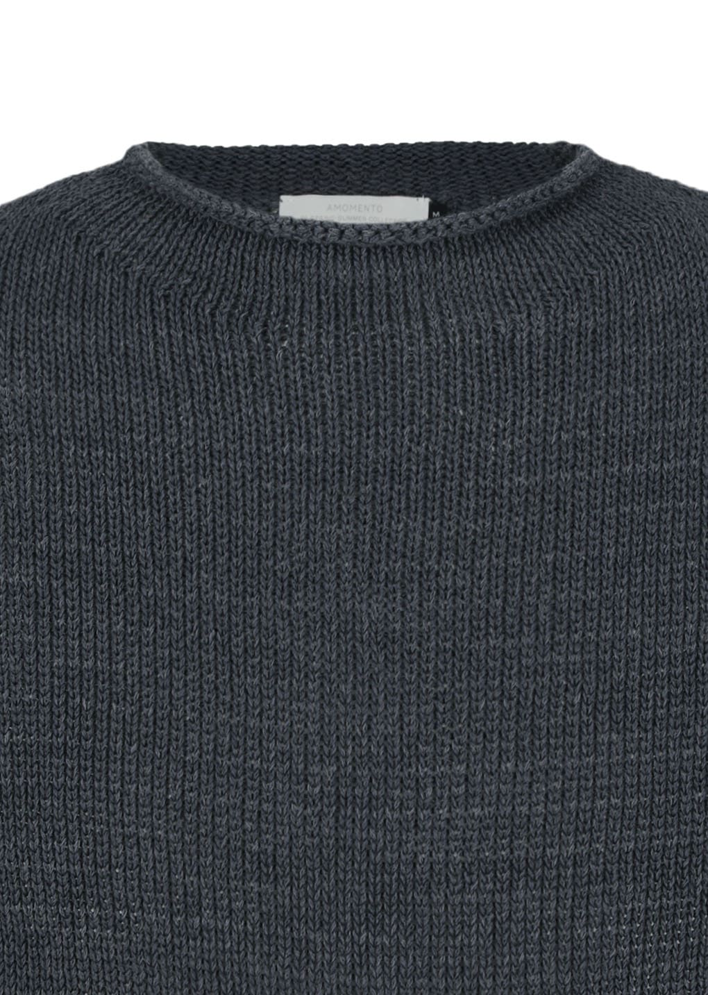 paper yarn pullover, charcoal