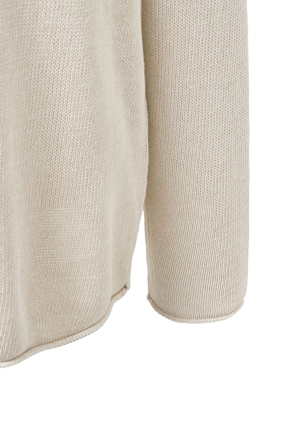 paper yarn pullover, ecru