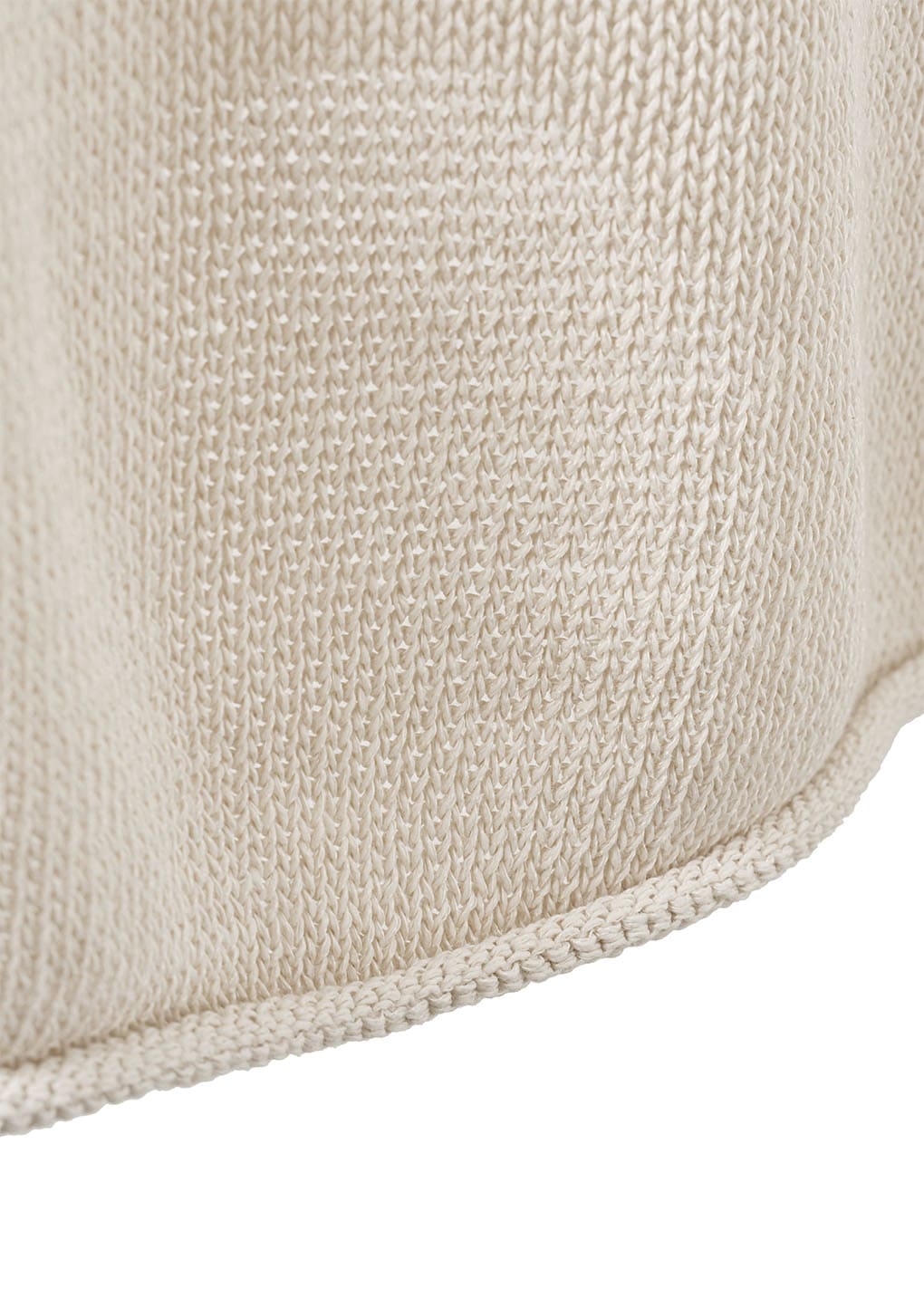 paper yarn pullover, ecru