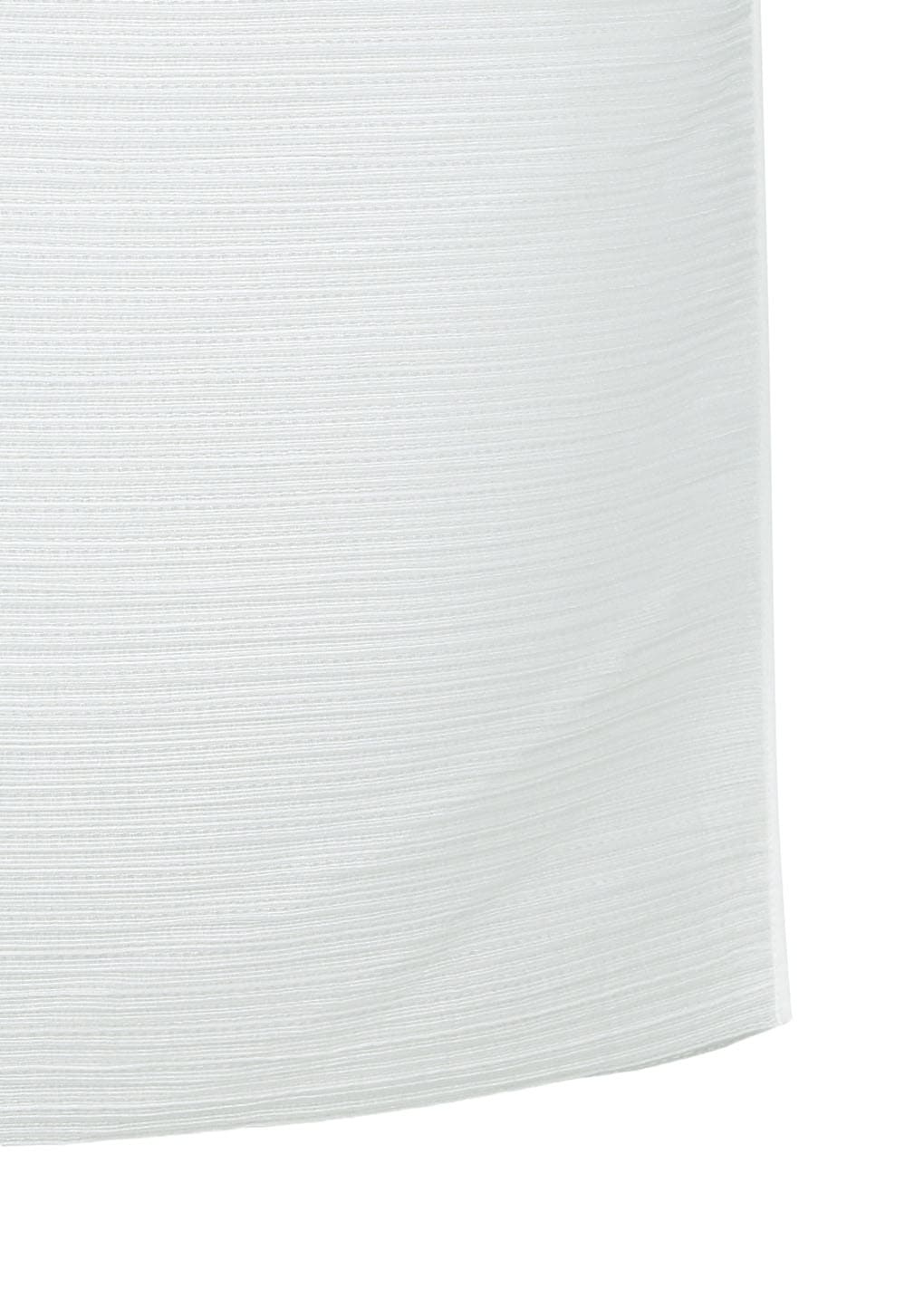 pleats curved skirt, white