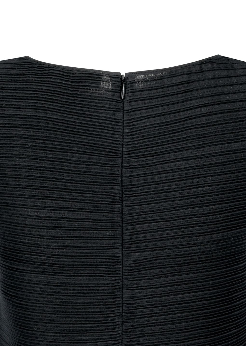 pleats hourglass mini dress, black