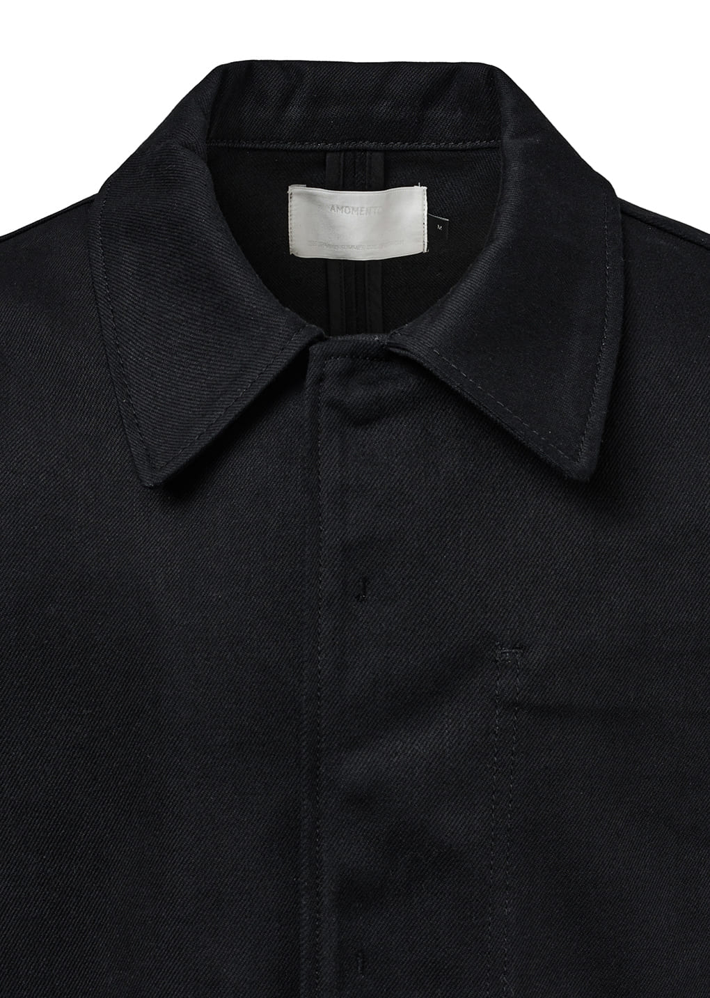 pocket denim jacket, black