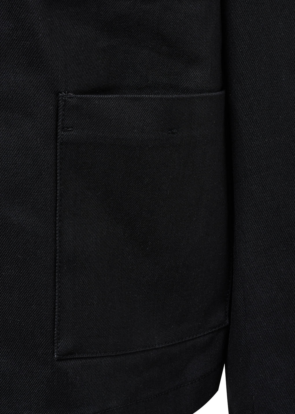 pocket denim jacket, black