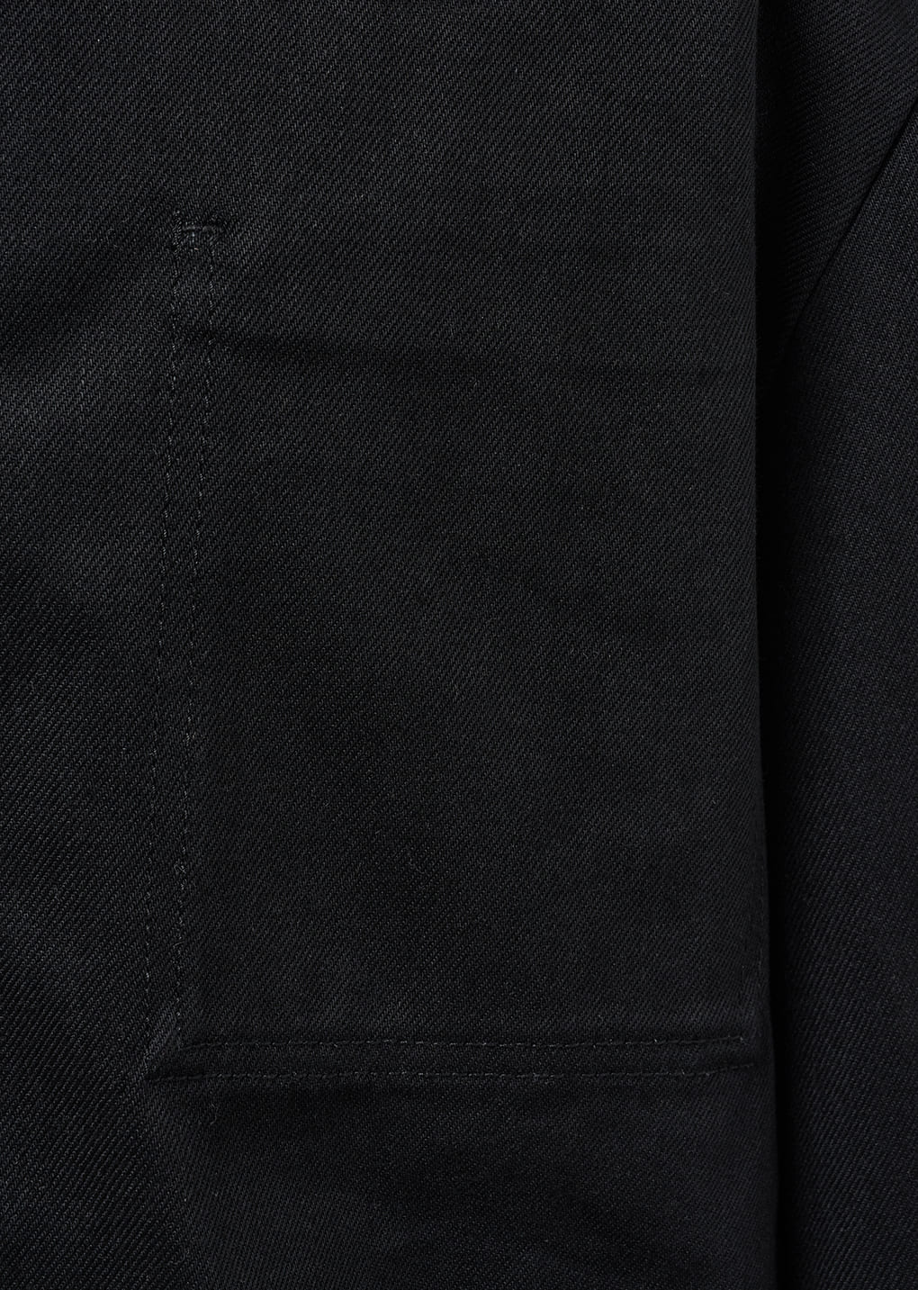 pocket denim jacket, black