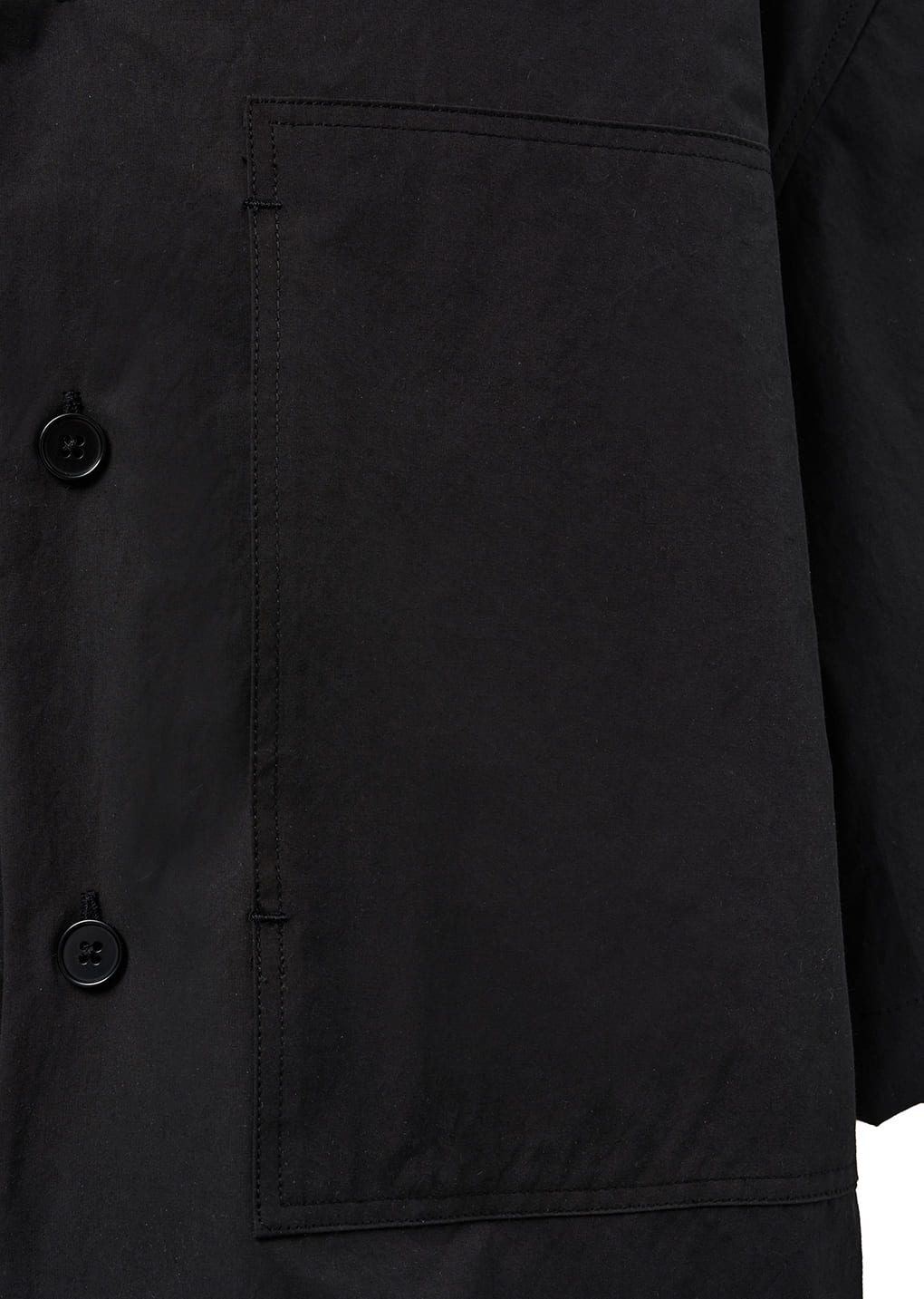pocket half shirts, black