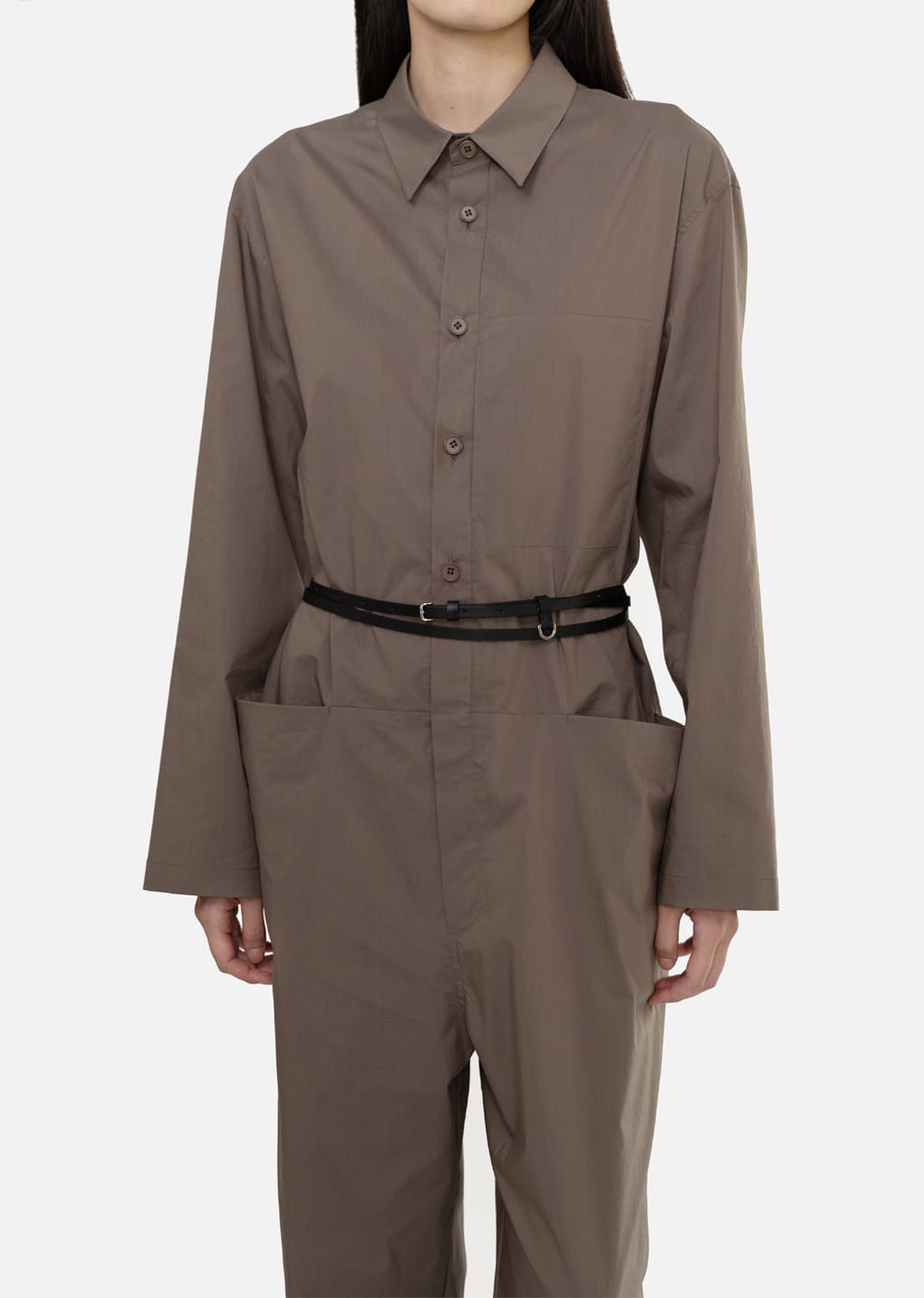 pocket jumpsuit, khaki
