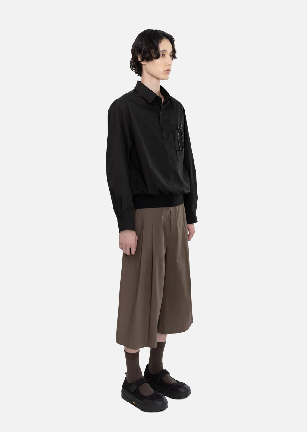 pocket pullover, black