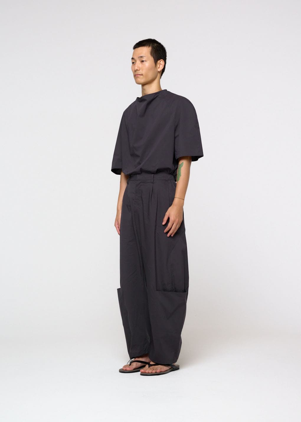 pocket work pants, charcoal