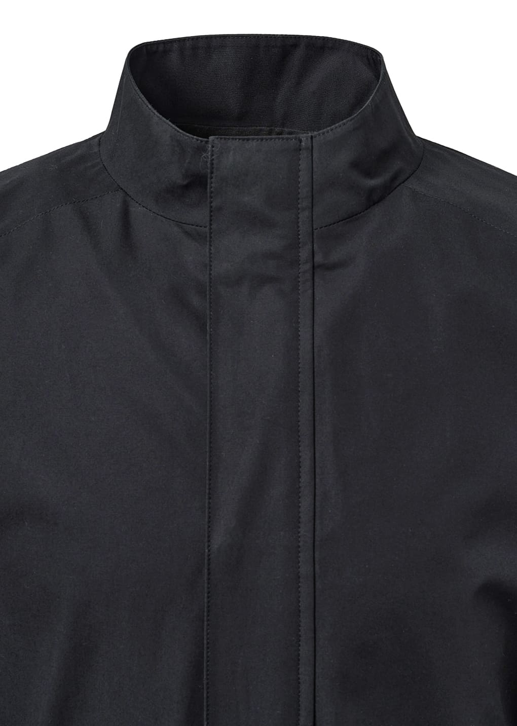 raglan cotton zip jumper, black