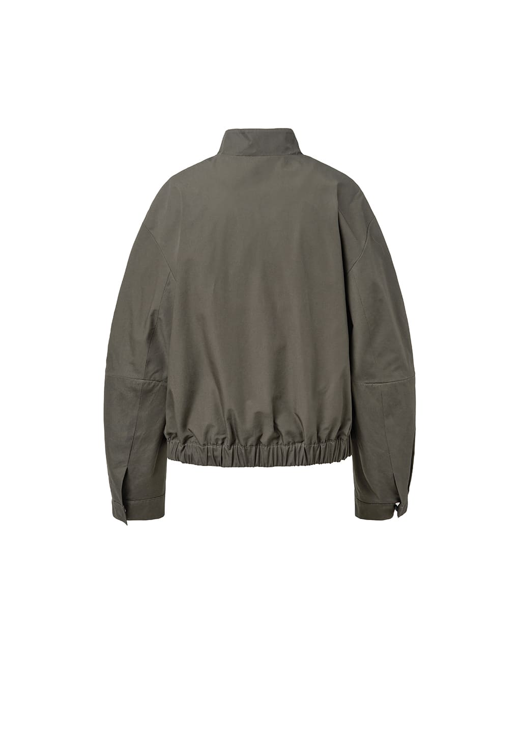 raglan cotton zip jumper, brown