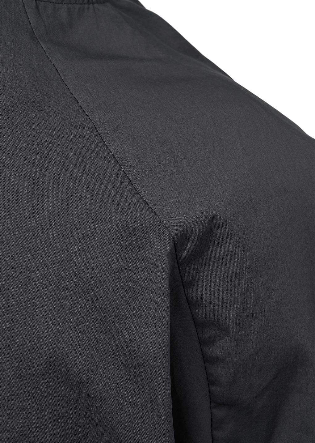 raglan cowl neck top, charcoal