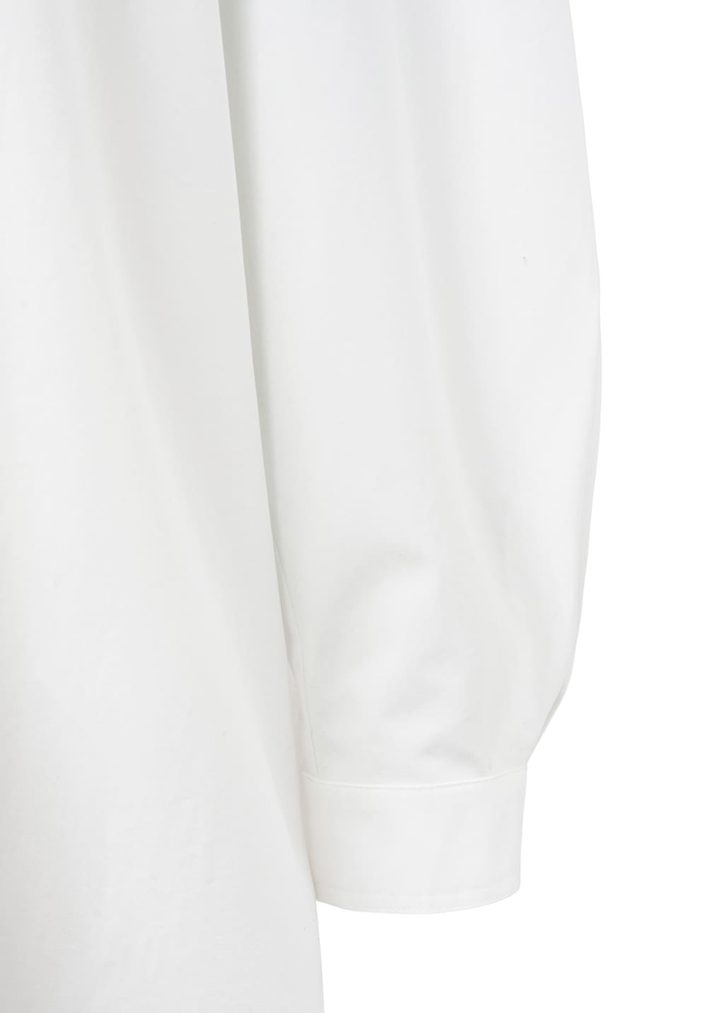 raglan oversized zip-up shirts, white