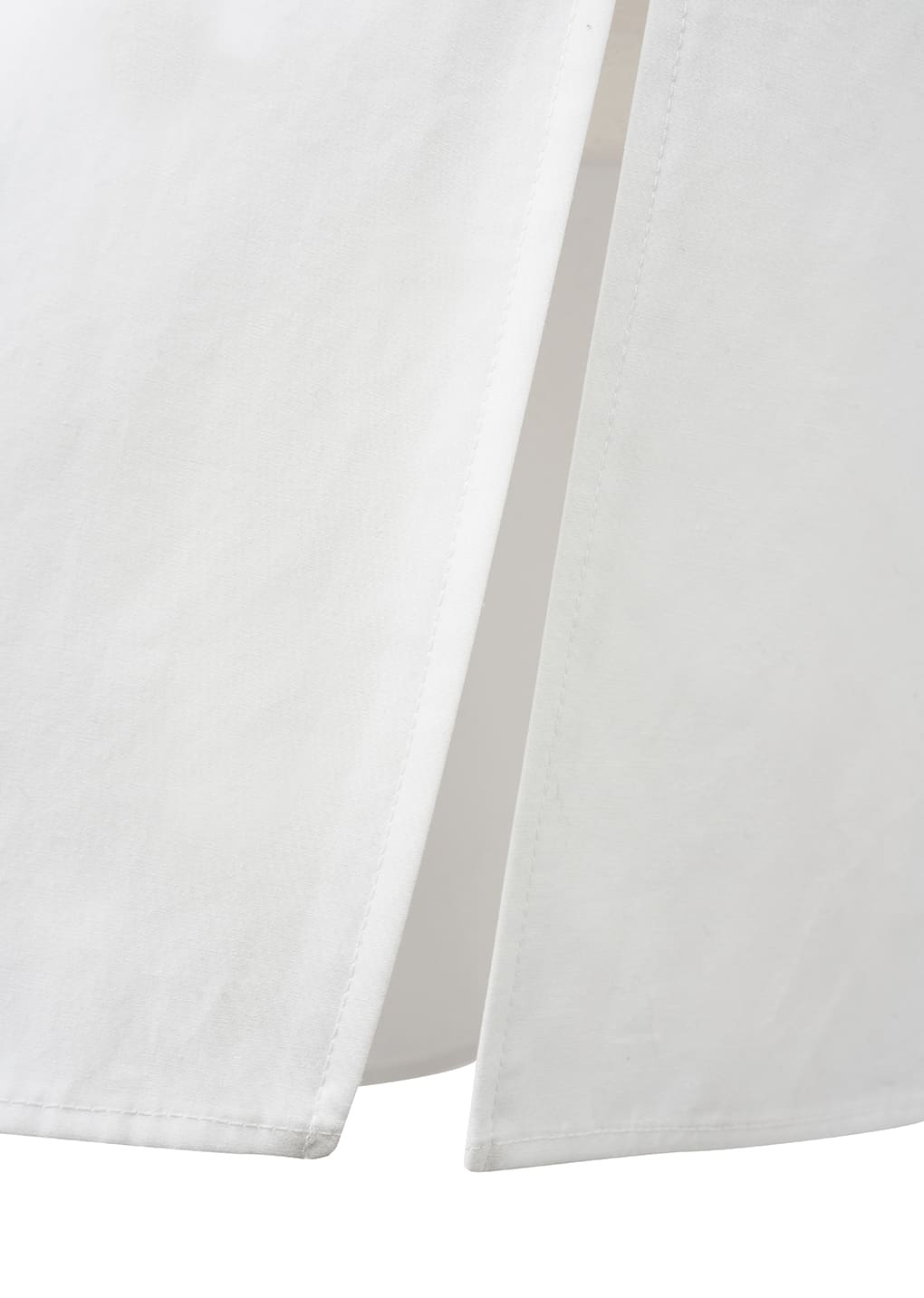 raglan oversized zip-up shirts, white
