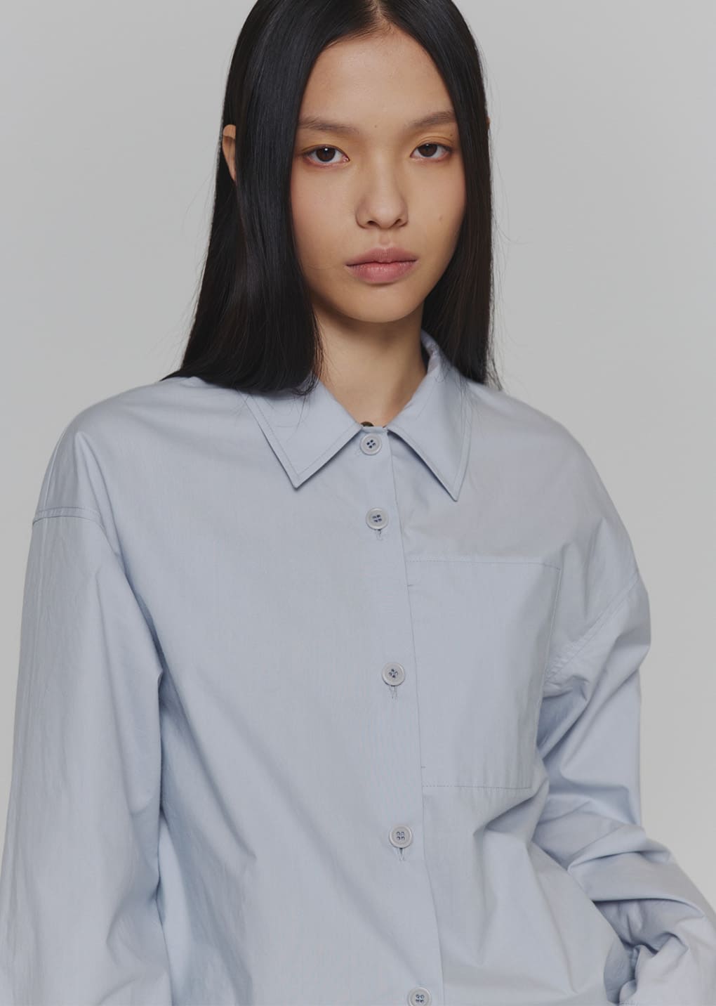 reverse pocket shirts, blue