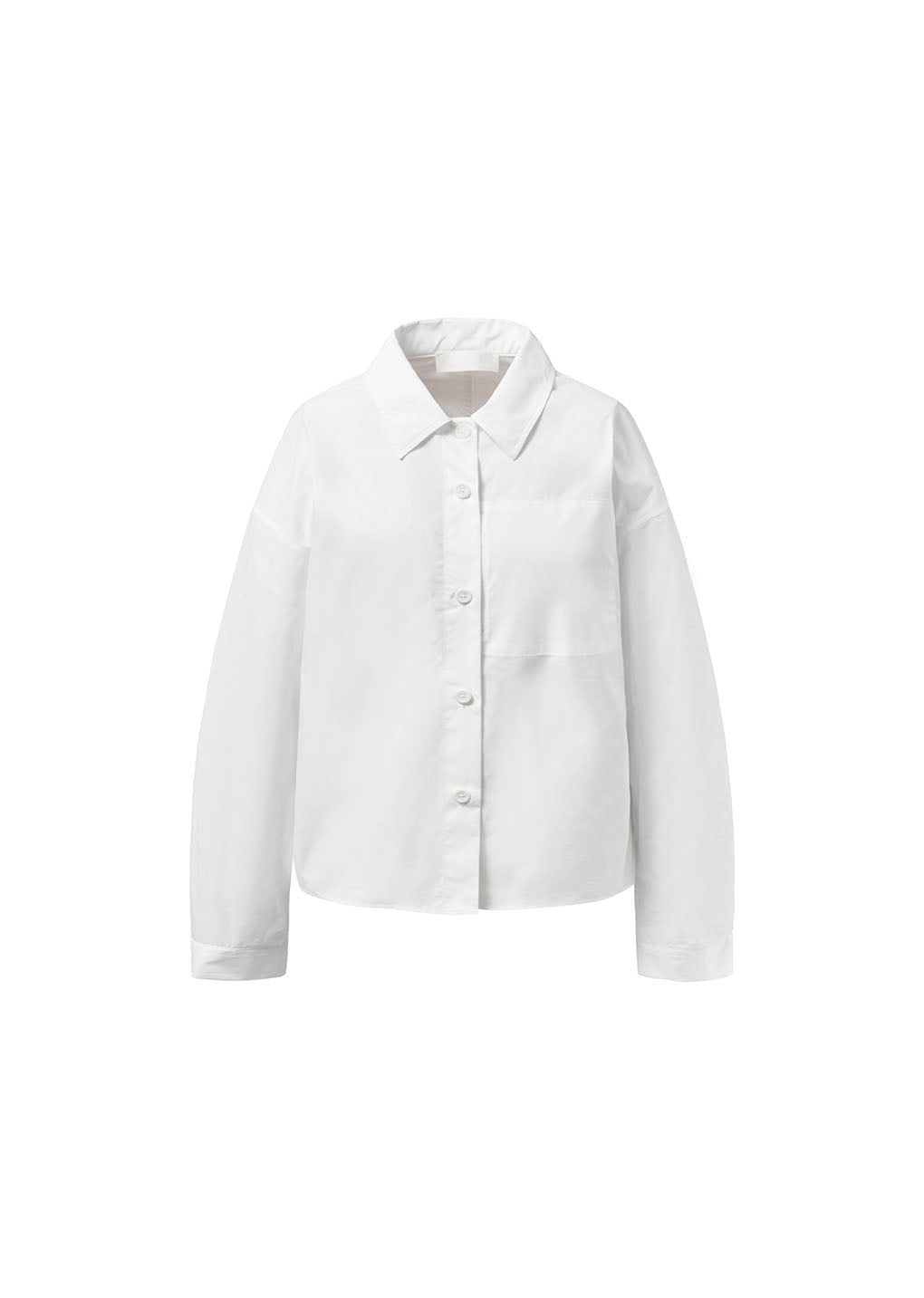 reverse pocket shirts, white