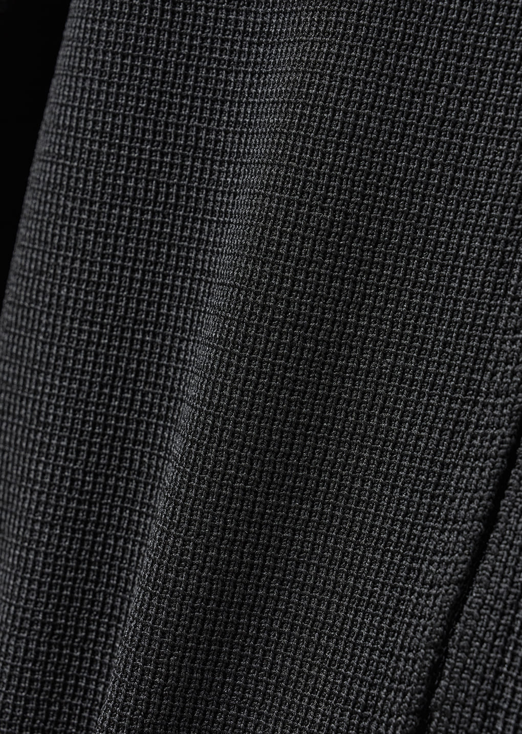 rounded zip-up cardigan, black