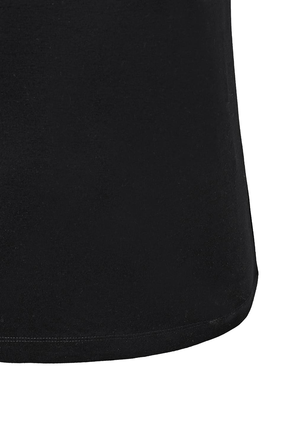 round neck sleeveless top, black