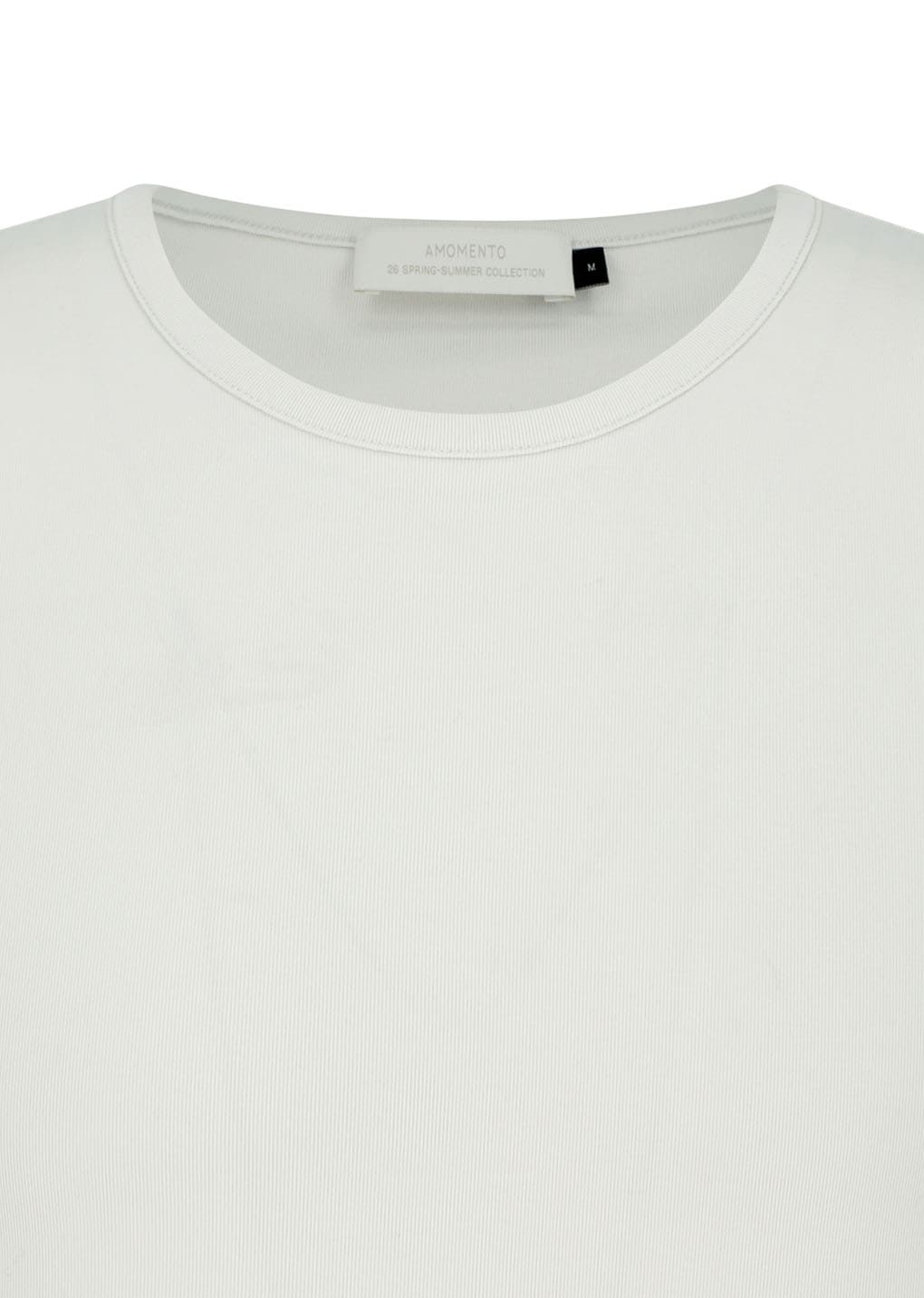 round neck sleeveless top, ivory