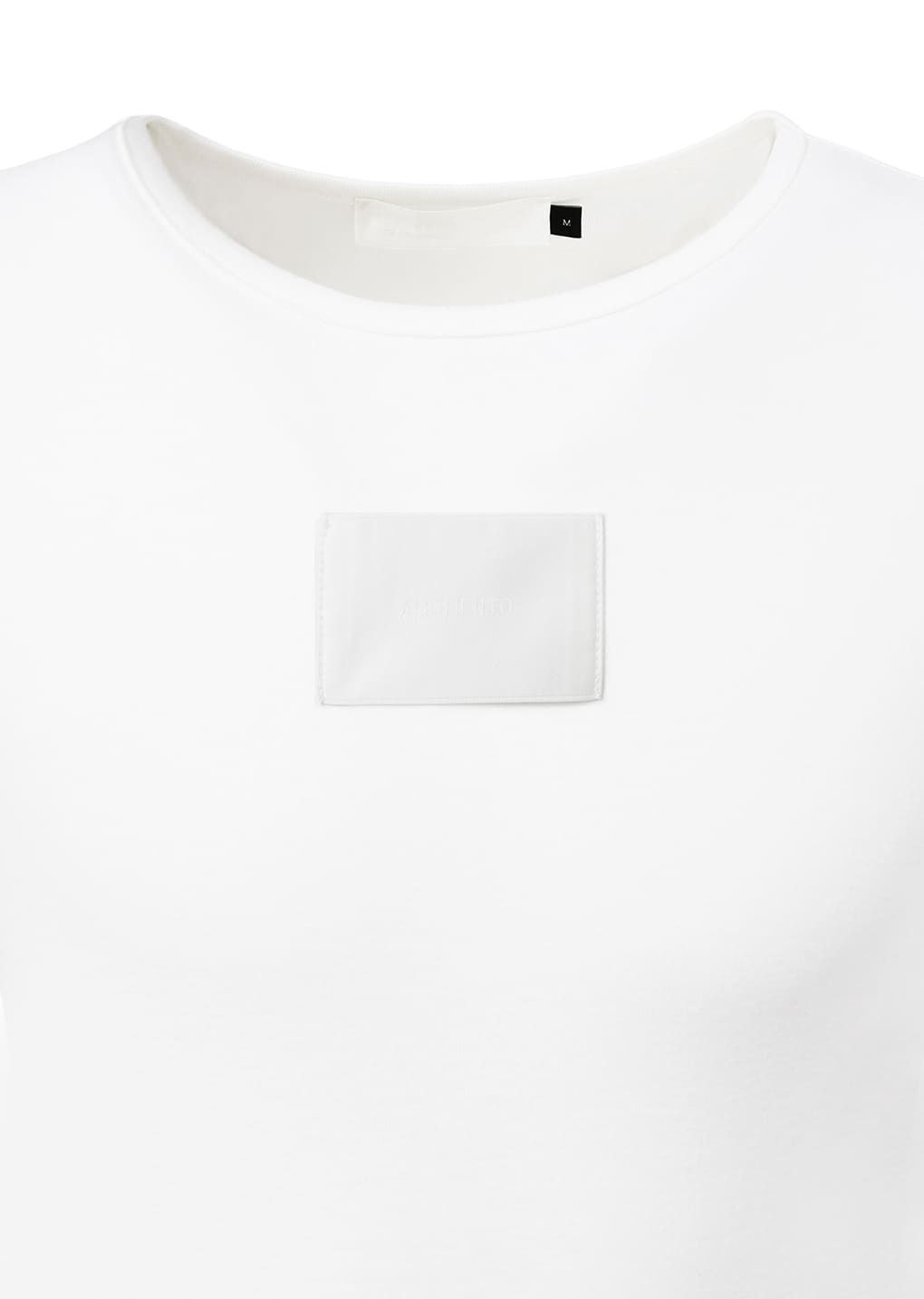 round neck sleeveless top, white